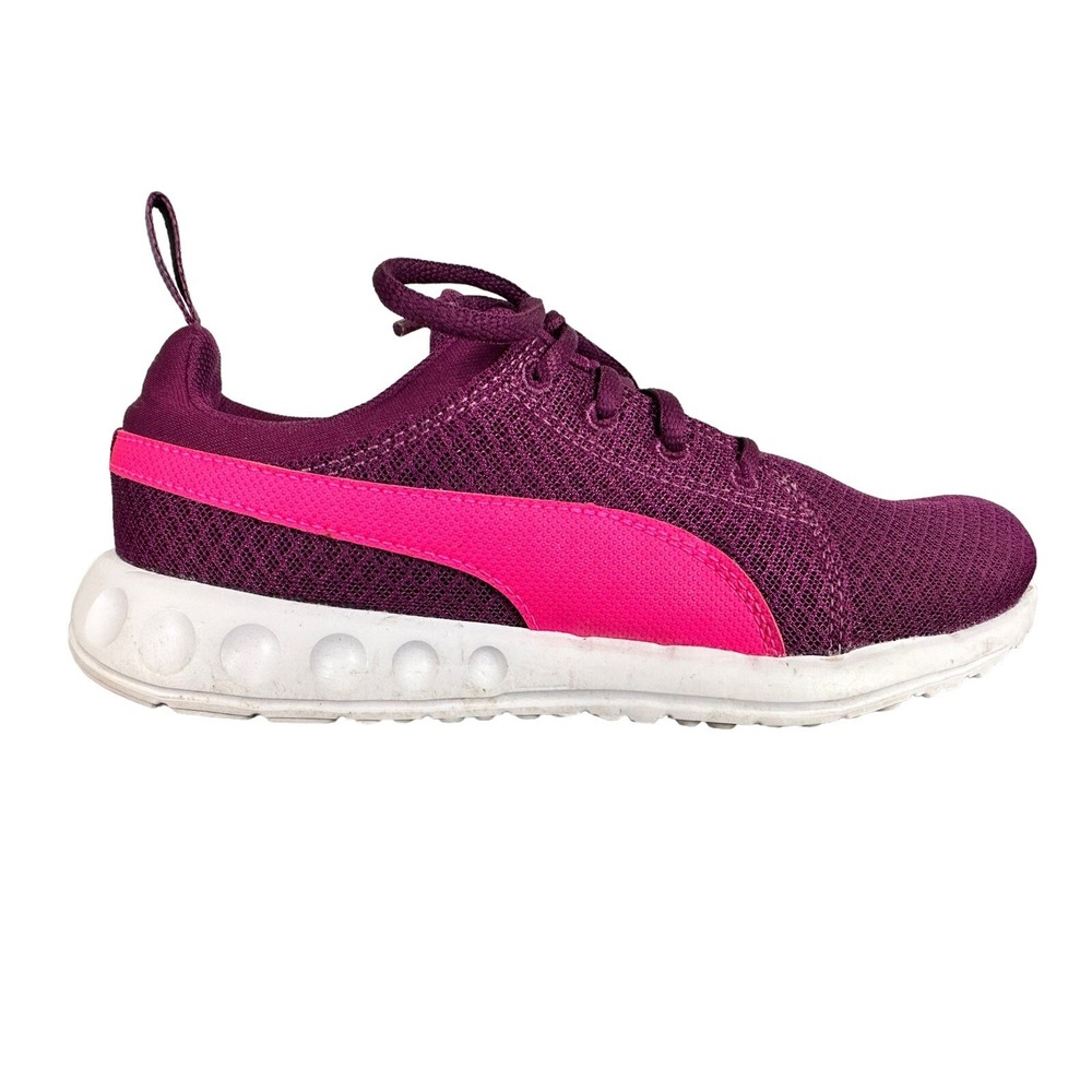 Puma Women's Carson Mesh Magenta Purple-Pink Glo Soft Foam Sneakers Size 6